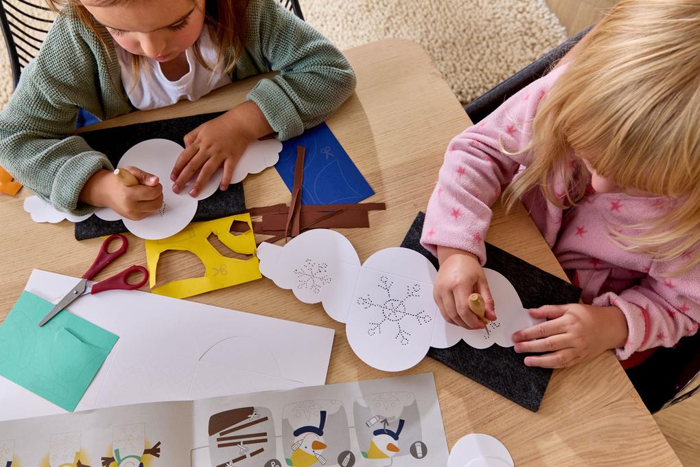 Weitere Ansicht: Bastelset - Erstes Prickeln Schneemann
