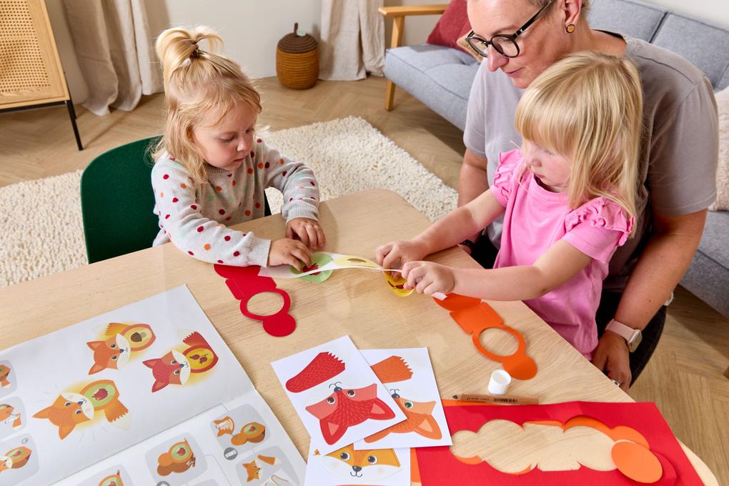 Weitere Ansicht: Bastelset - Erstes Kleben Minilichter Fuchs