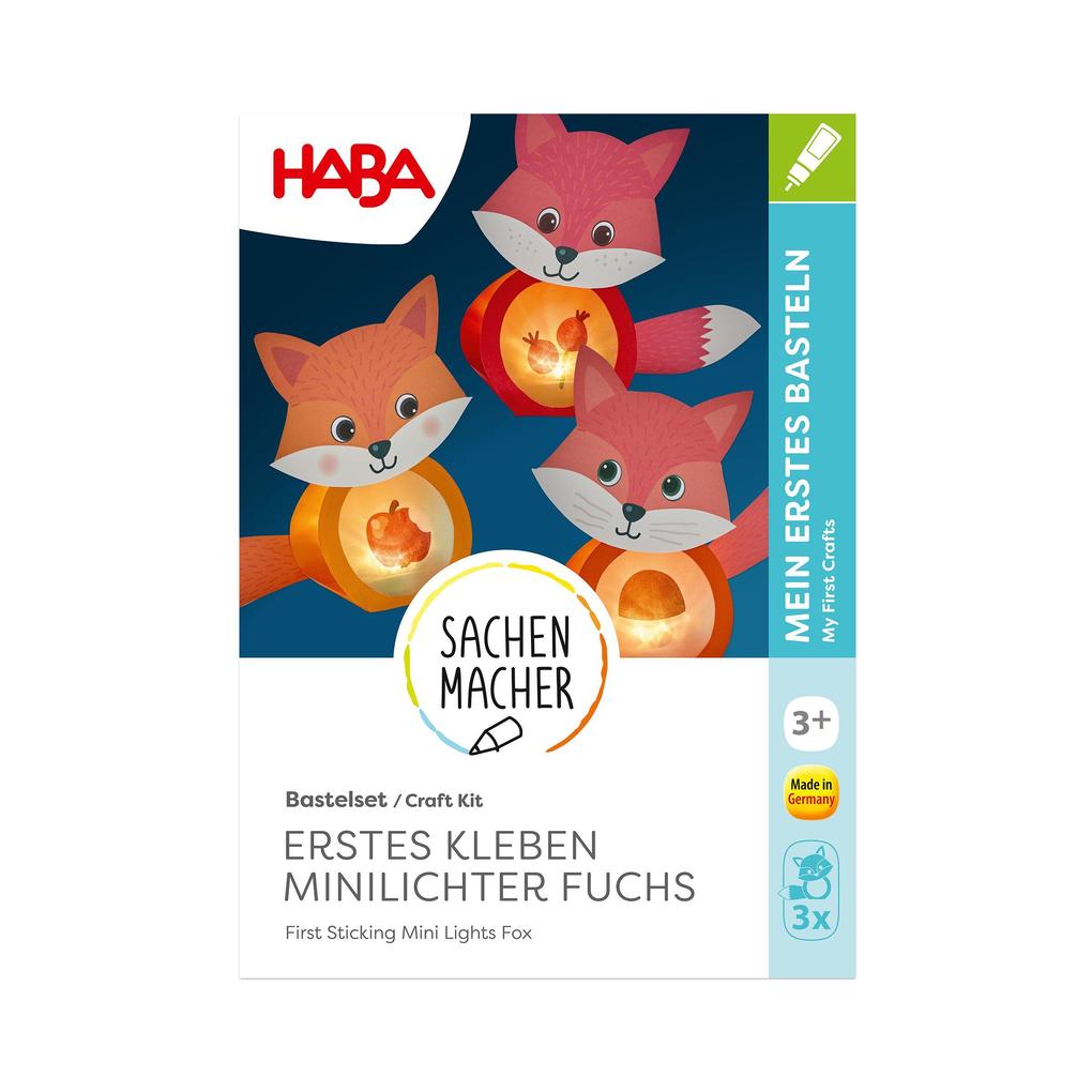 Weitere Ansicht: Bastelset - Erstes Kleben Minilichter Fuchs