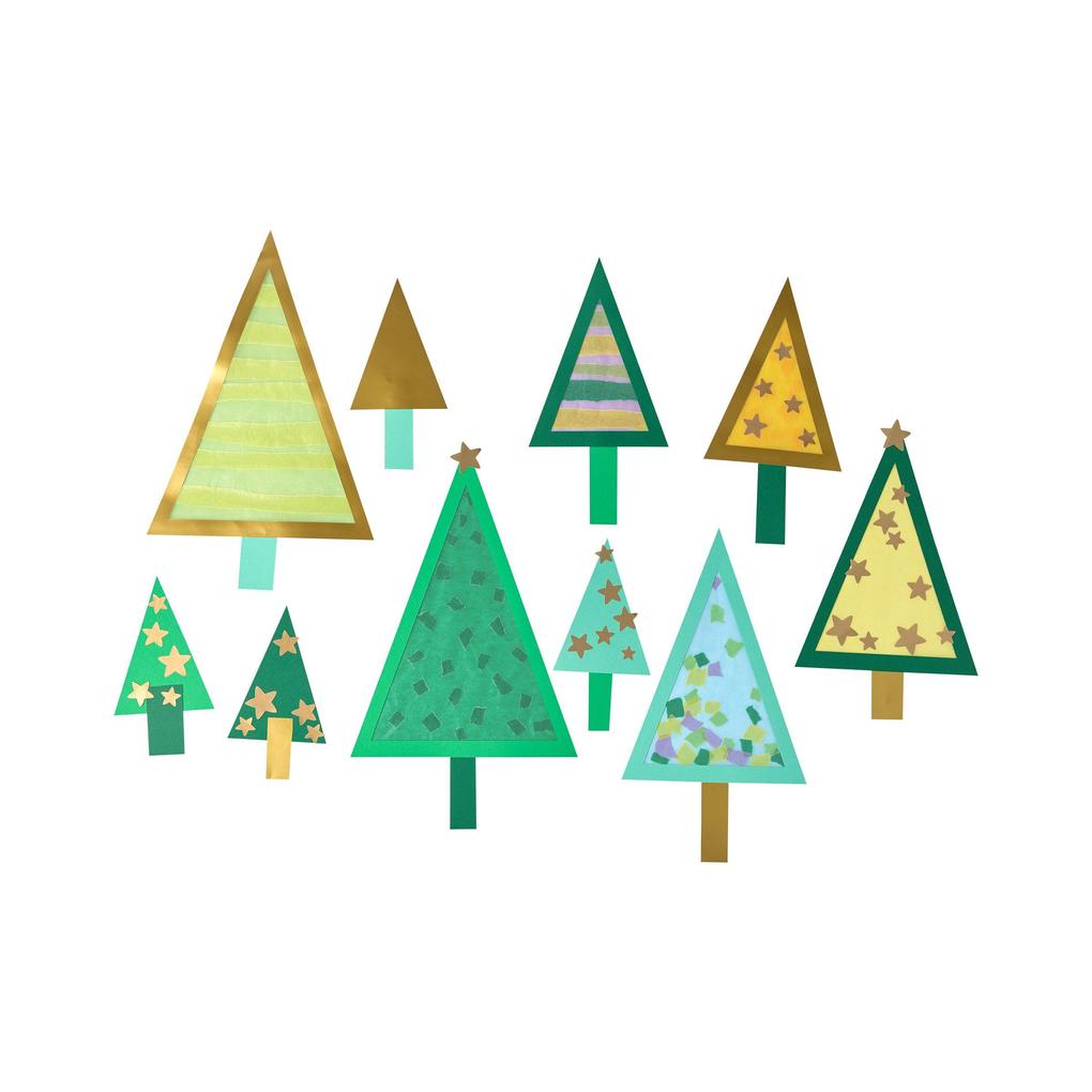 Weitere Ansicht: Bastelset - Fensterbild Waldzauber