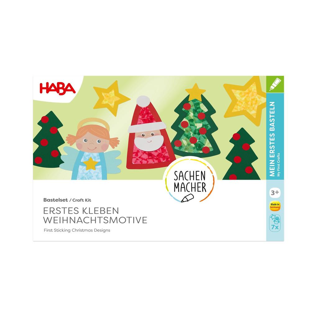 Weitere Ansicht: Bastelset - Erstes Kleben Weihnachtsmotive