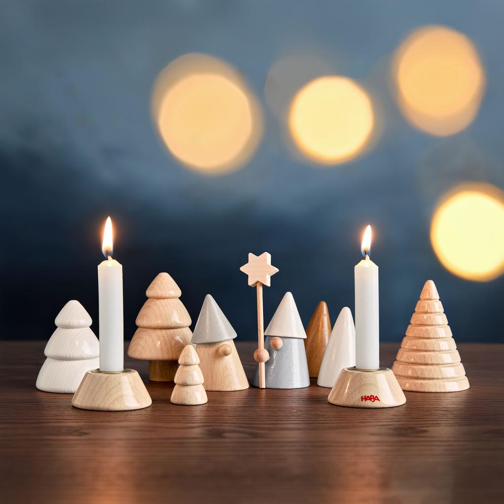 Weitere Ansicht: Kerzenständer-Set Wichtelwald