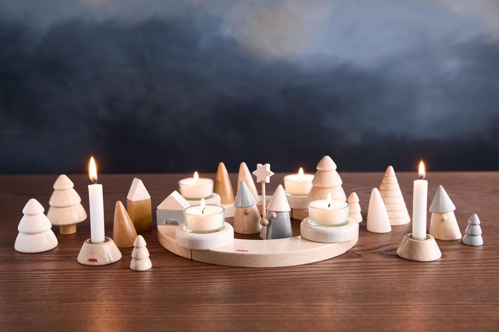 Weitere Ansicht: Kerzenständer-Set Wichtelwald