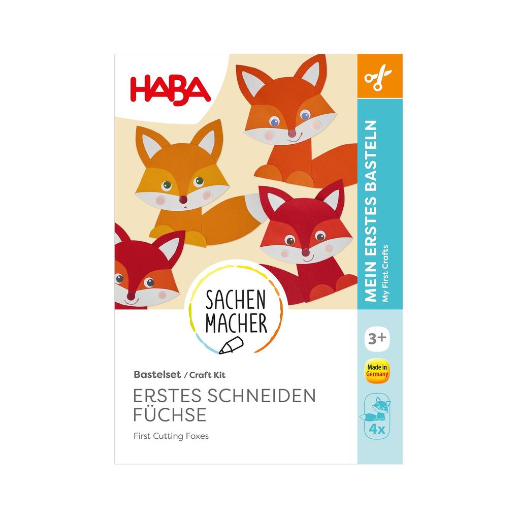 Weitere Ansicht: Bastelset - Erstes Schneiden Füchse