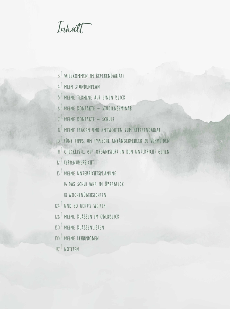 Weitere Ansicht: Mein Schulplaner fürs Referendariat Schuljahr 2026/2027