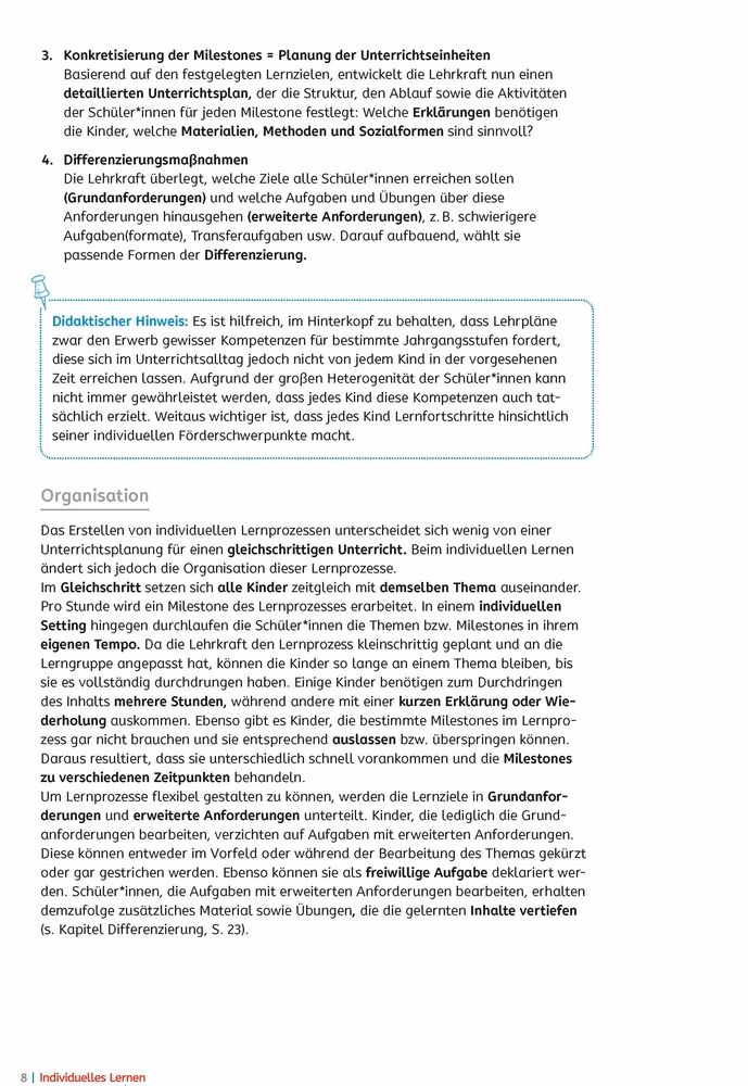 Weitere Ansicht: Individuelles Lernen - praxiserprobt | Barbara Eger, Franziska Metz