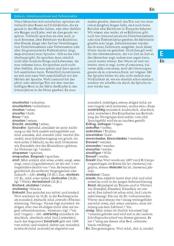 Weitere Ansicht: Das Herkunftswörterbuch