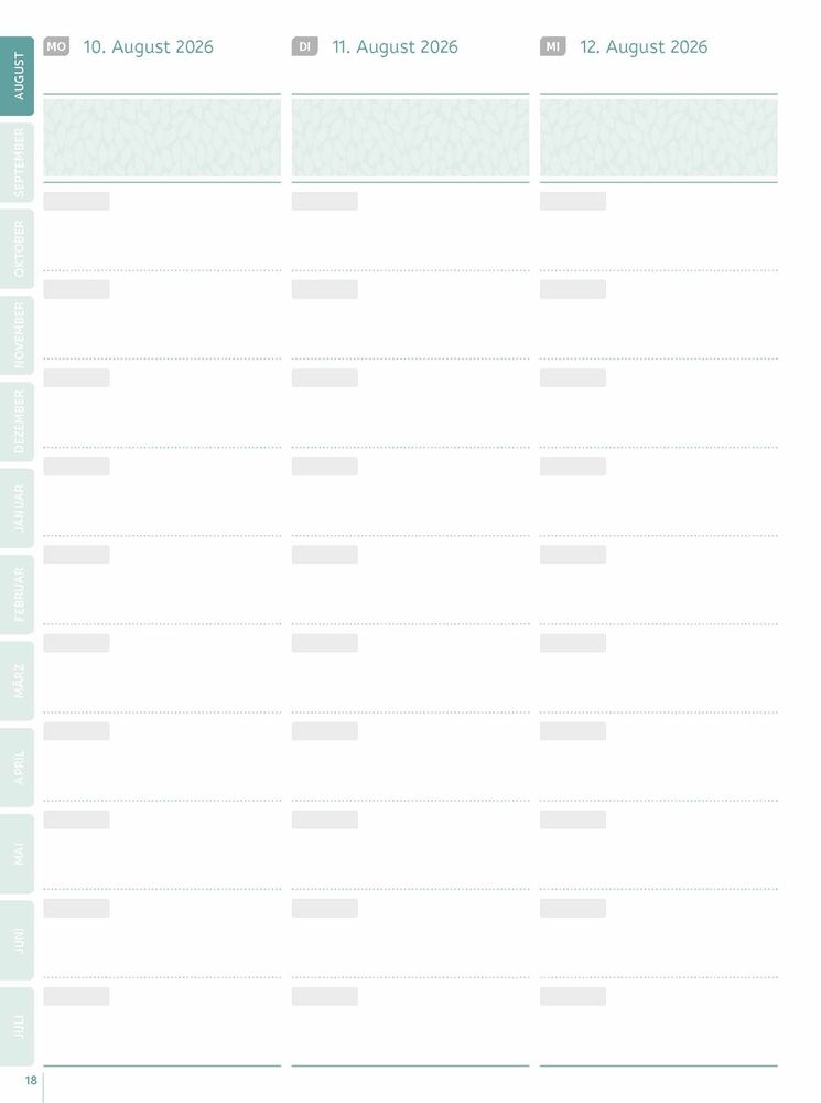 Weitere Ansicht: Mein Lehrerplaner A4+ - Hardcover - Lehrerkalender für das Schuljahr 2026/2027 - Blättermeer