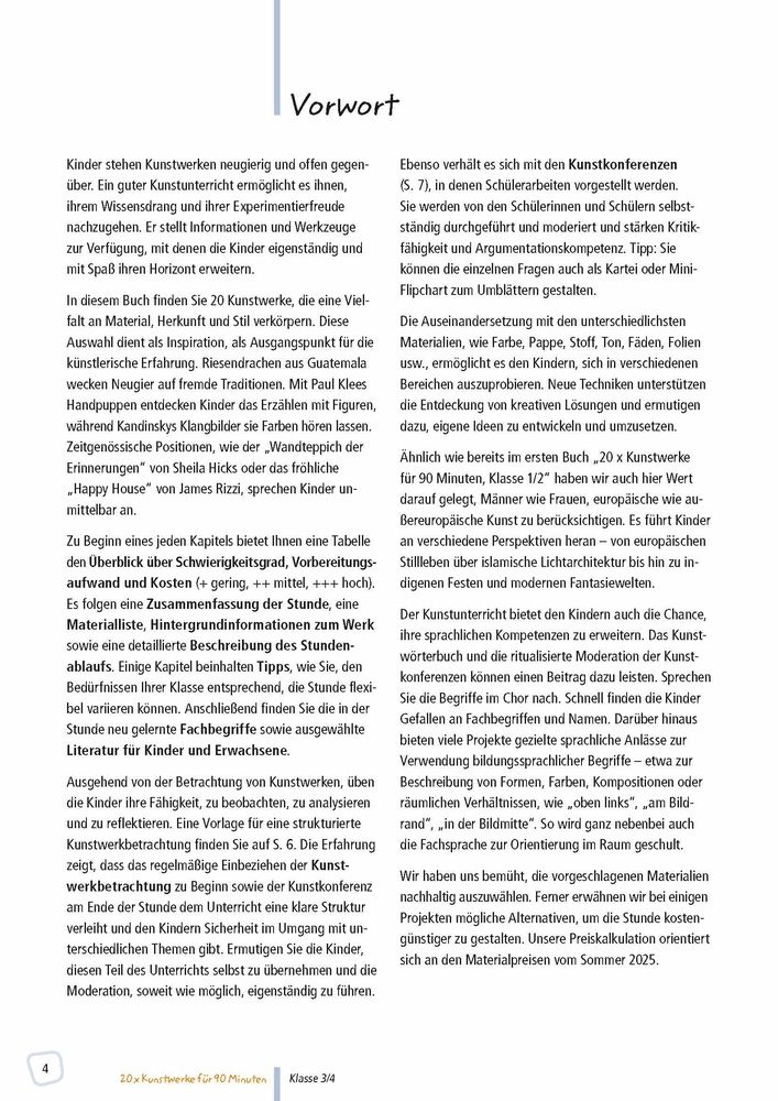 Weitere Ansicht: 20 x Kunstwerke für 90 Minuten - Klasse 3/4 | Simone Schick, Laura Rodrigues Nöhles