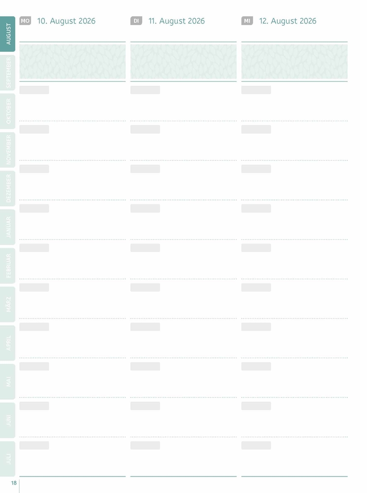 Weitere Ansicht: Mein Lehrerplaner A5+ - Hardcover - Lehrerkalender für das Schuljahr 2026/2027 - Blättermeer