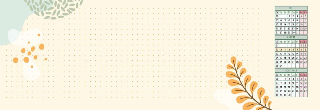 Weitere Ansicht: Mein Wochen-Tischkalender für das Schuljahr 2026/2027