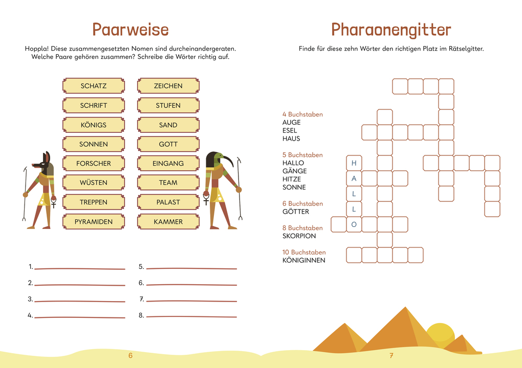 Weitere Ansicht: Mein megacooles Rätselbuch - Lesen | Schreiben | Spaß mit Wörtern - ab 8 Jahren - Band 3 | Janine Eck, Kristina Offermann