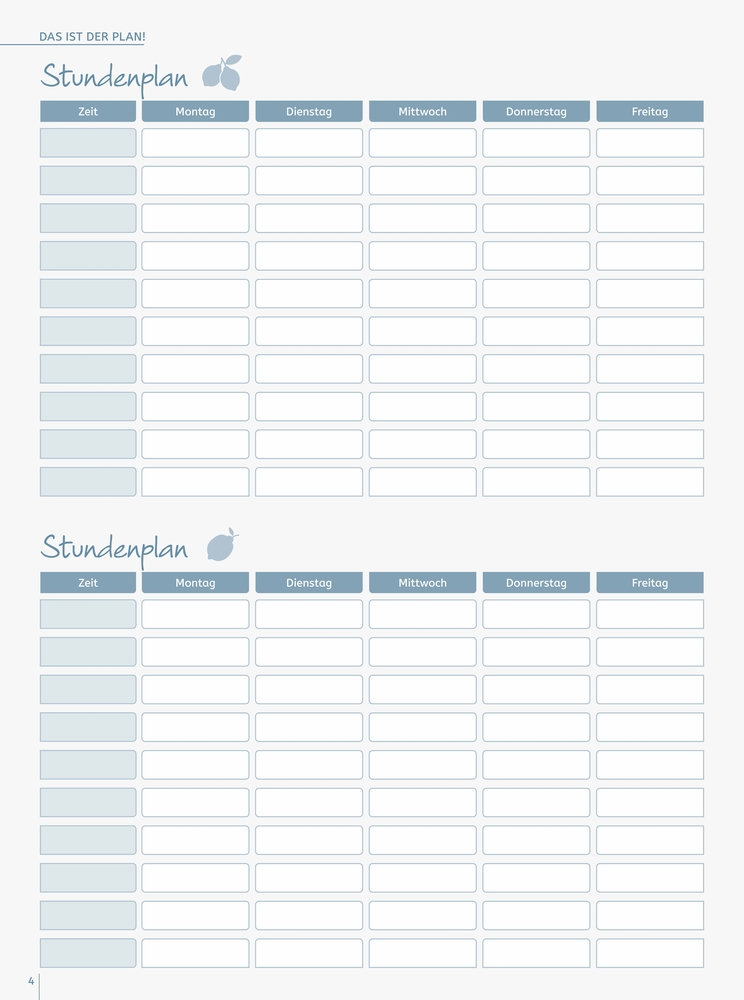 Weitere Ansicht: Mein Lehrerplaner A4+ - Ringbindung - Lehrerkalender für das Schuljahr 2026/2027 - Zitronentanz