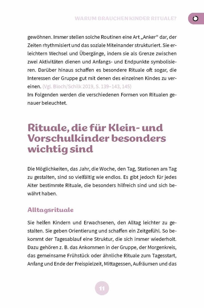 Weitere Ansicht: Rituale in der Kita | Ulla Nedebock