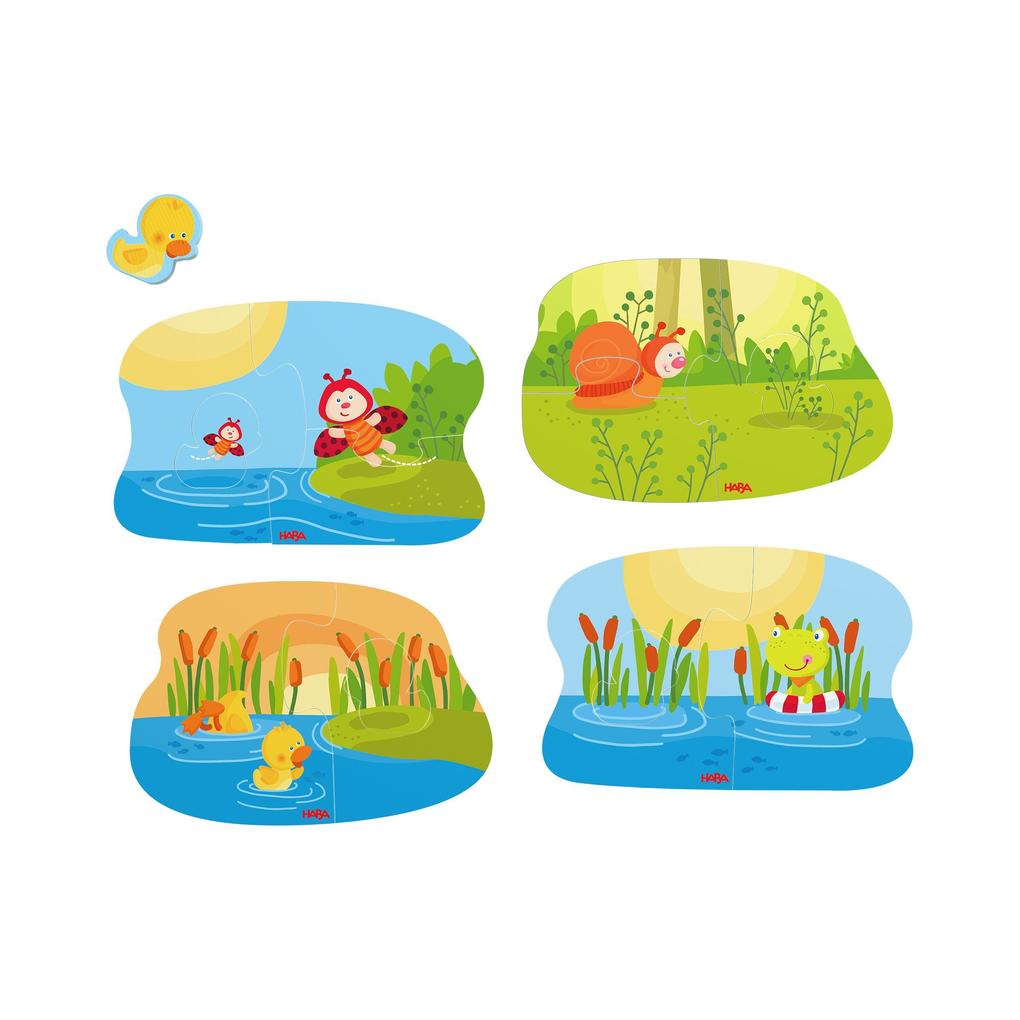 Weitere Ansicht: 4 erste Puzzles - Tierkinder