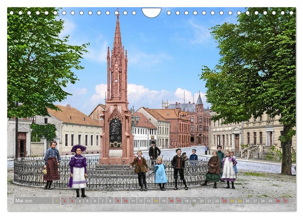 Weitere Ansicht: Altmark um 1900 - Orte zur Kaiserzeit in Farbe - kolorierte Fotografien (Wandkalender 2026 DIN A4 quer), CALVENDO Monatskalender | André Tetsch, Calvendo