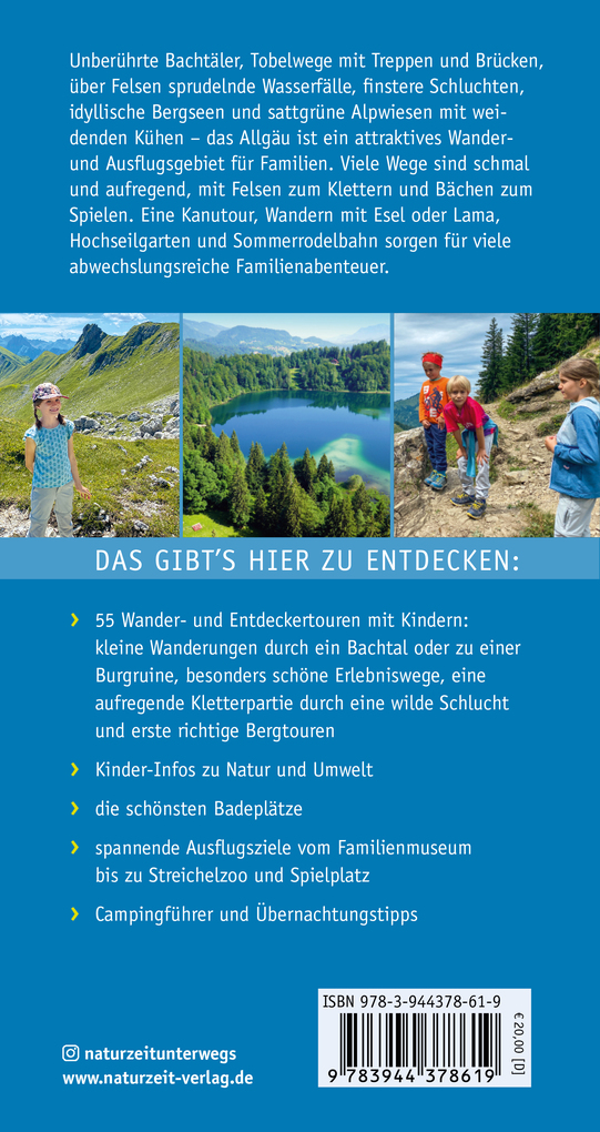 Weitere Ansicht: Naturzeit mit Kindern: Allgäu | Stefanie Holtkamp, Eva Böglmüller
