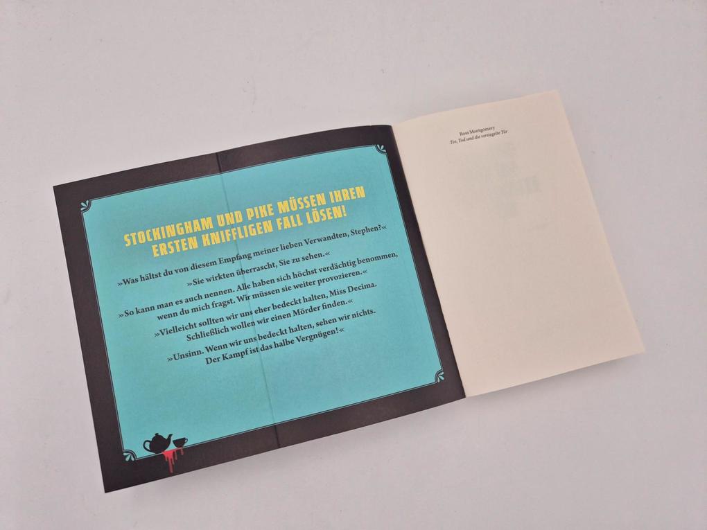 Weitere Ansicht: Tee, Tod und die versiegelte Tür | Ross Montgomery