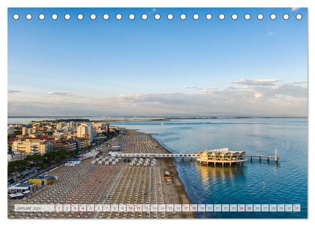 Weitere Ansicht: Lignano in Italien. Sommer Strand und Meer (Tischkalender 2026 DIN A5 quer), CALVENDO Monatskalender | Martin Dworschak, Calvendo