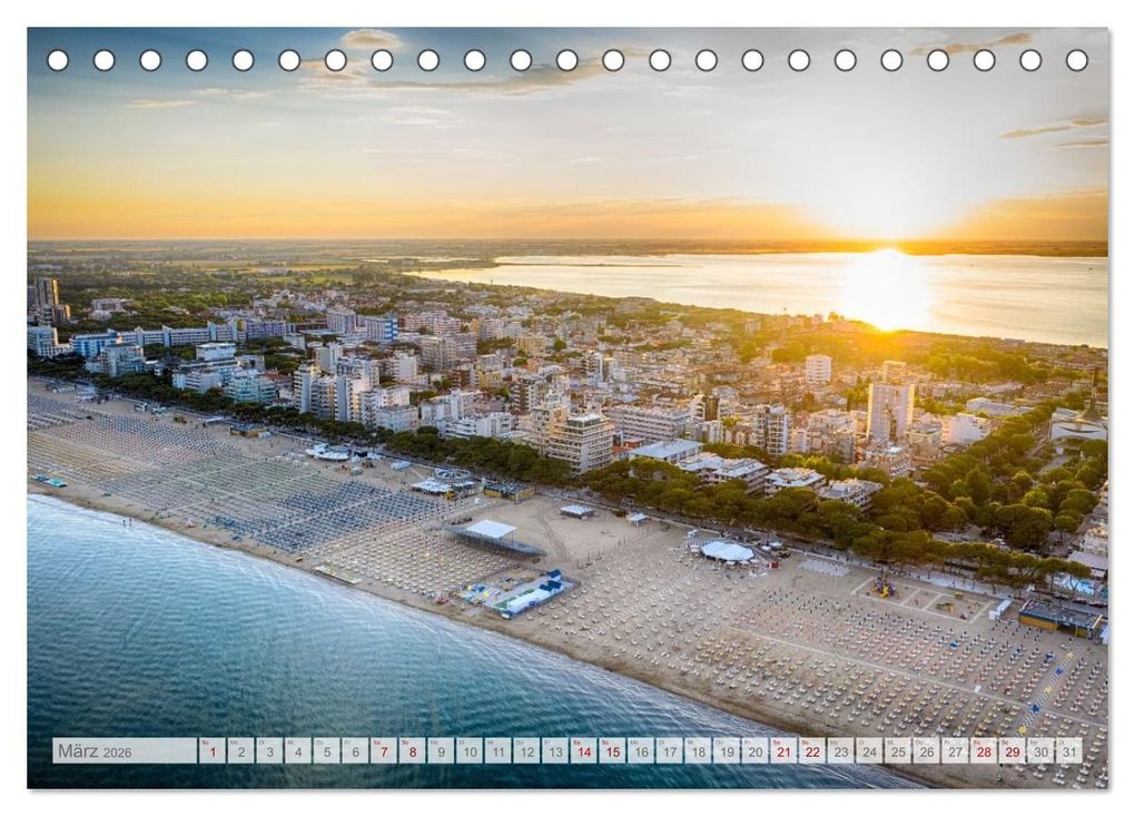 Weitere Ansicht: Lignano in Italien. Sommer Strand und Meer (Tischkalender 2026 DIN A5 quer), CALVENDO Monatskalender | Martin Dworschak, Calvendo