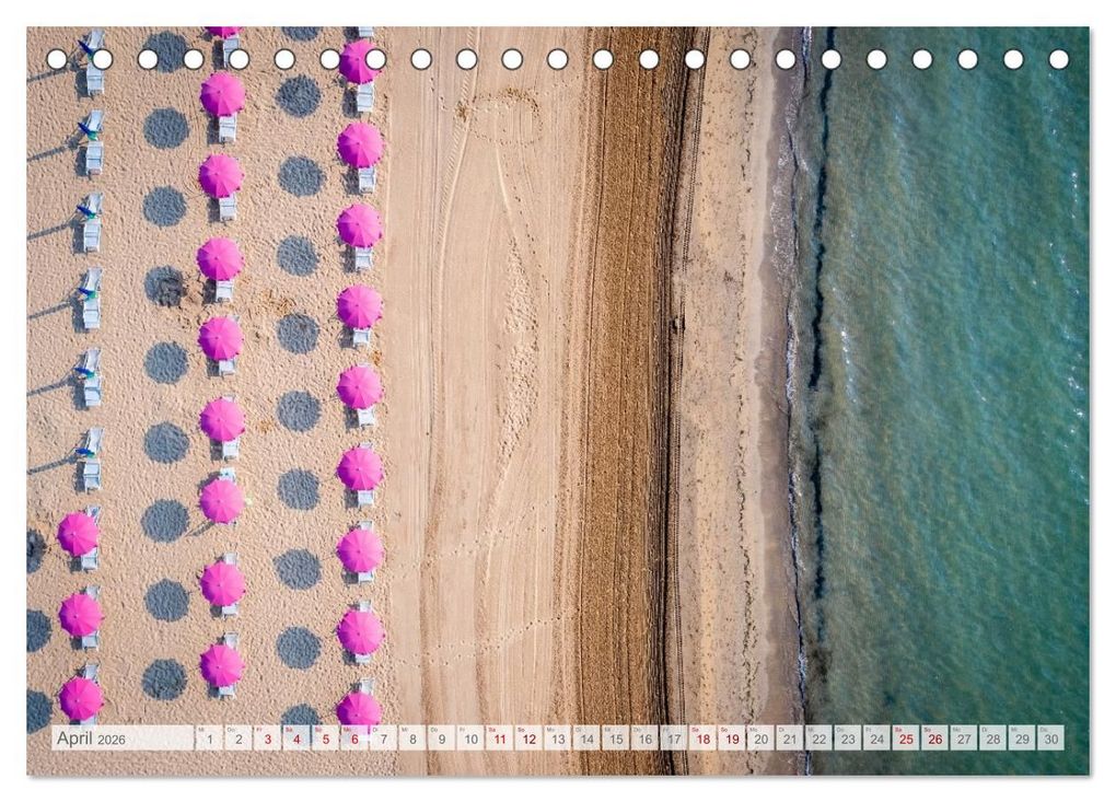 Weitere Ansicht: Lignano in Italien. Sommer Strand und Meer (Tischkalender 2026 DIN A5 quer), CALVENDO Monatskalender | Martin Dworschak, Calvendo