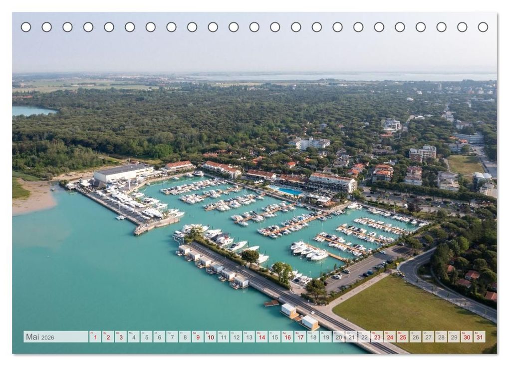 Weitere Ansicht: Lignano in Italien. Sommer Strand und Meer (Tischkalender 2026 DIN A5 quer), CALVENDO Monatskalender | Martin Dworschak, Calvendo