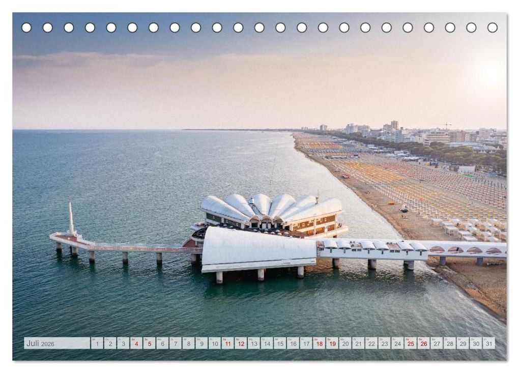 Weitere Ansicht: Lignano in Italien. Sommer Strand und Meer (Tischkalender 2026 DIN A5 quer), CALVENDO Monatskalender | Martin Dworschak, Calvendo