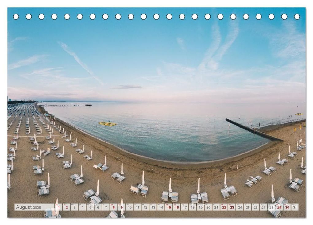Weitere Ansicht: Lignano in Italien. Sommer Strand und Meer (Tischkalender 2026 DIN A5 quer), CALVENDO Monatskalender | Martin Dworschak, Calvendo