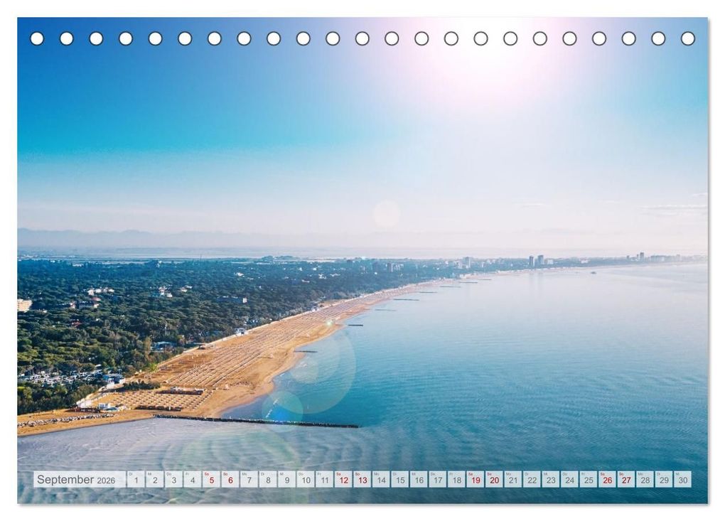 Weitere Ansicht: Lignano in Italien. Sommer Strand und Meer (Tischkalender 2026 DIN A5 quer), CALVENDO Monatskalender | Martin Dworschak, Calvendo