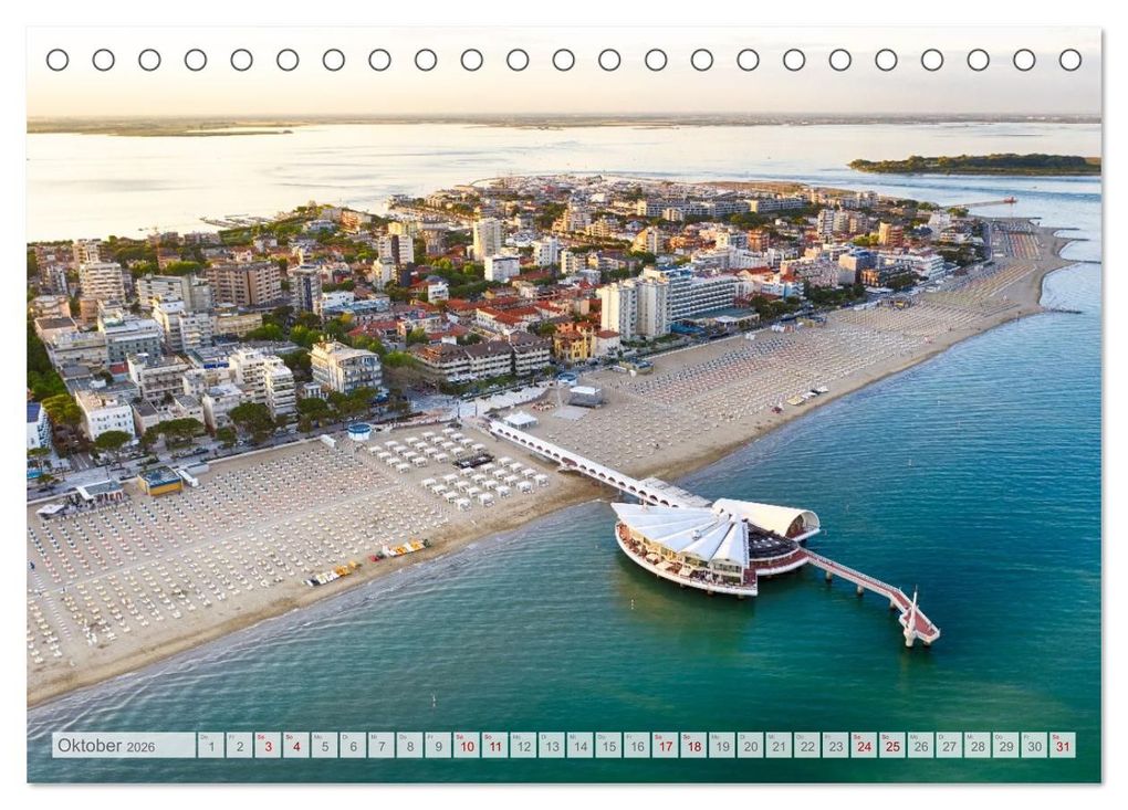 Weitere Ansicht: Lignano in Italien. Sommer Strand und Meer (Tischkalender 2026 DIN A5 quer), CALVENDO Monatskalender | Martin Dworschak, Calvendo