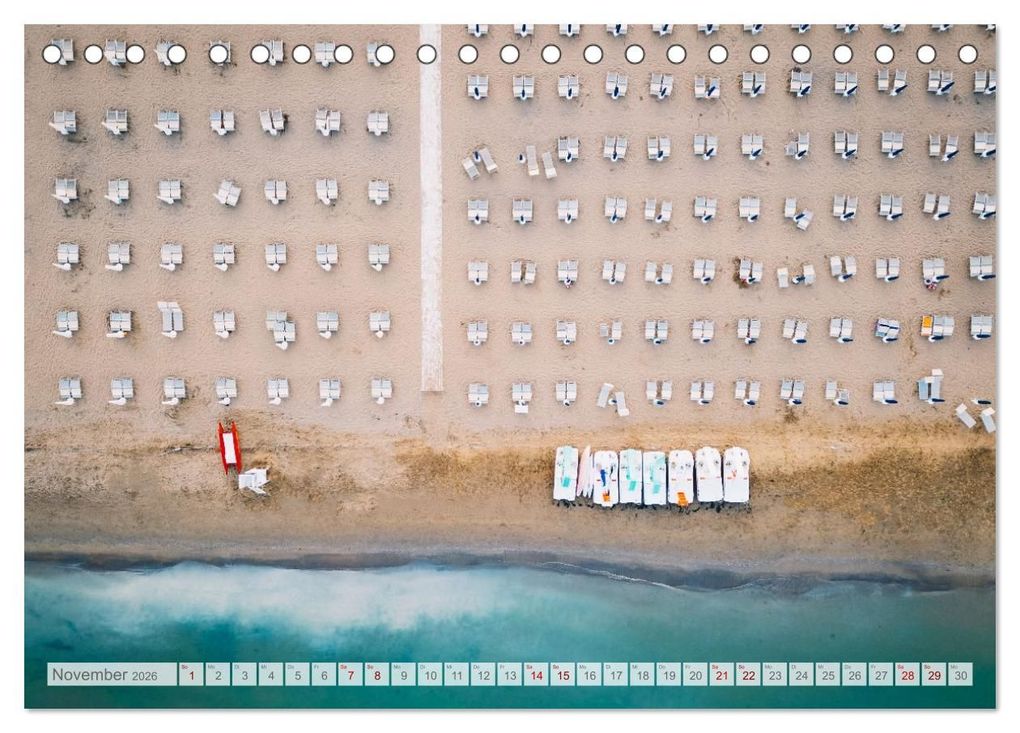 Weitere Ansicht: Lignano in Italien. Sommer Strand und Meer (Tischkalender 2026 DIN A5 quer), CALVENDO Monatskalender | Martin Dworschak, Calvendo