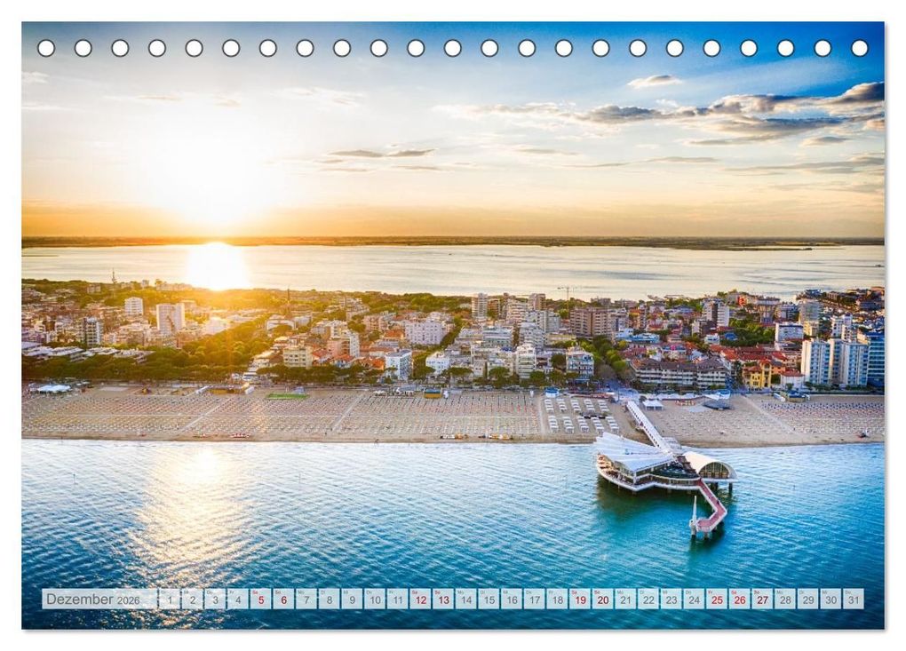 Weitere Ansicht: Lignano in Italien. Sommer Strand und Meer (Tischkalender 2026 DIN A5 quer), CALVENDO Monatskalender | Martin Dworschak, Calvendo