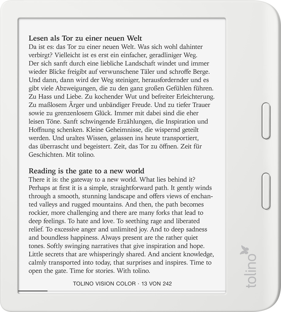 Weitere Ansicht: tolino vision color - Weiß