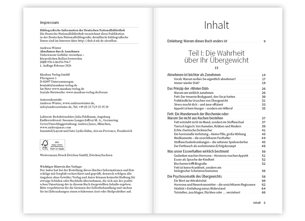 Weitere Ansicht: Abnehmen durch Annehmen. Unbewusste Gefühle verstehen - körperlichen Ballast loswerden | Andreas Winter