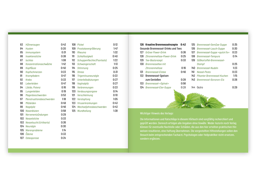 Weitere Ansicht: Brennnessel. Hörbuch | Barbara Simonsohn