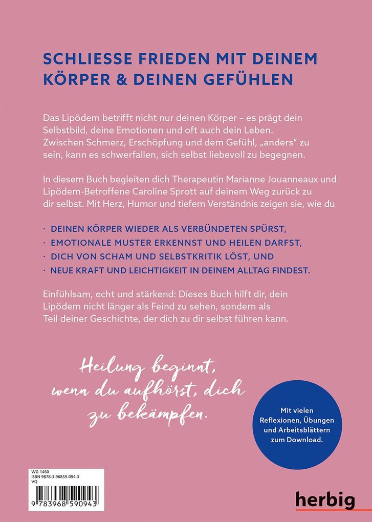 Weitere Ansicht: Emotional frei mit Lipödem | Caroline Sprott, Marianne Jouanneaux