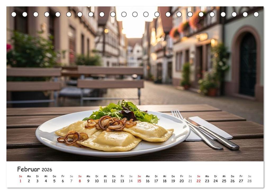 Weitere Ansicht: Schwäbischer Maultaschen-Kalender (Tischkalender 2026 DIN A5 quer), CALVENDO Monatskalender | MB Fotografie, Calvendo