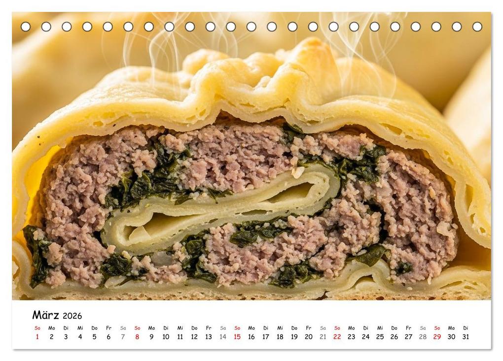 Weitere Ansicht: Schwäbischer Maultaschen-Kalender (Tischkalender 2026 DIN A5 quer), CALVENDO Monatskalender | MB Fotografie, Calvendo