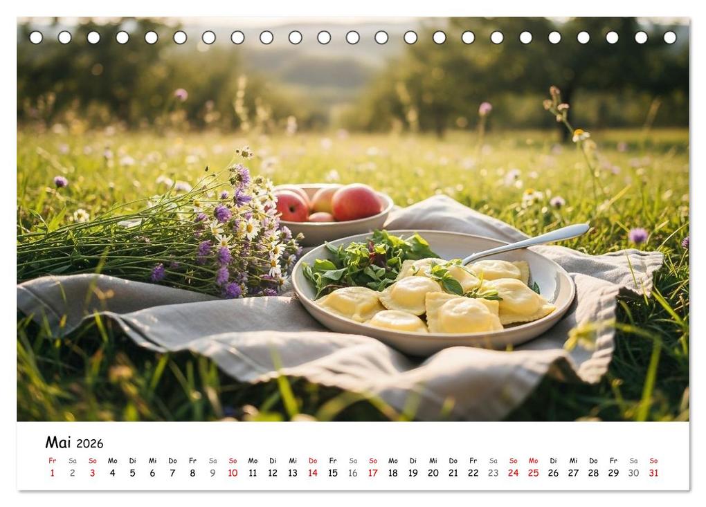 Weitere Ansicht: Schwäbischer Maultaschen-Kalender (Tischkalender 2026 DIN A5 quer), CALVENDO Monatskalender | MB Fotografie, Calvendo
