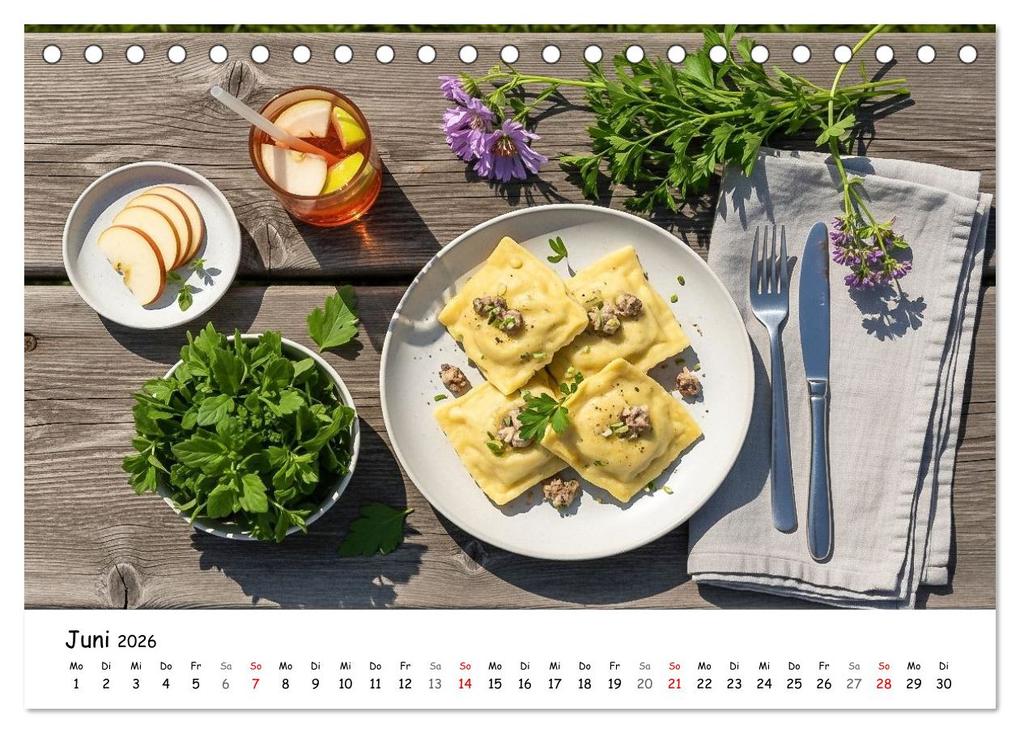 Weitere Ansicht: Schwäbischer Maultaschen-Kalender (Tischkalender 2026 DIN A5 quer), CALVENDO Monatskalender | MB Fotografie, Calvendo