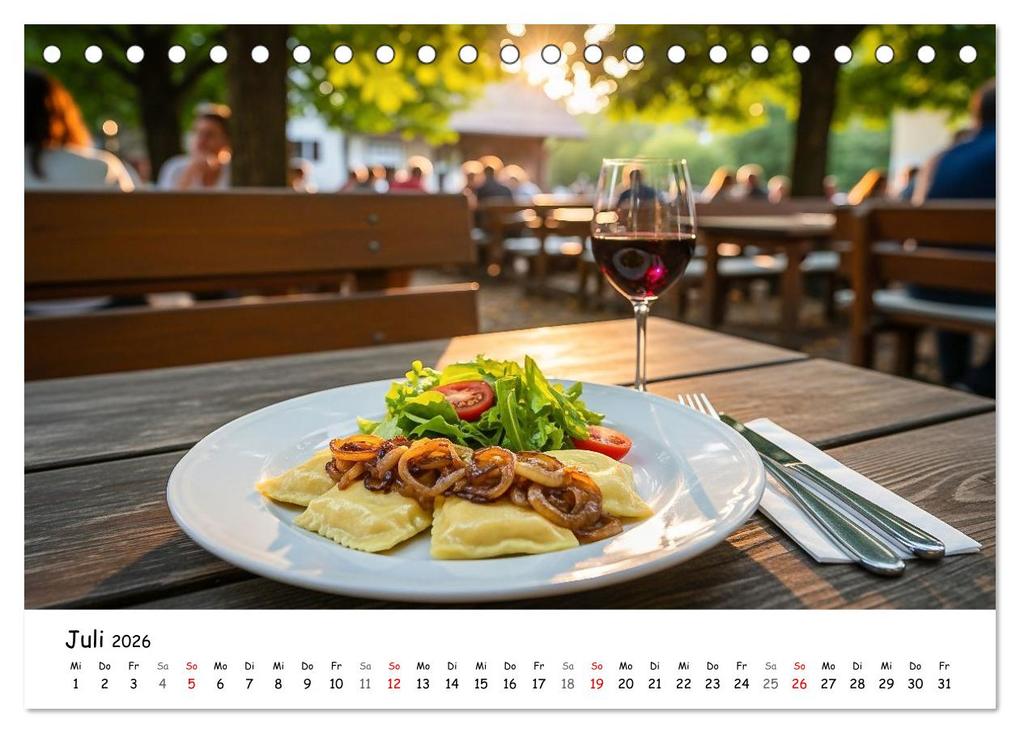 Weitere Ansicht: Schwäbischer Maultaschen-Kalender (Tischkalender 2026 DIN A5 quer), CALVENDO Monatskalender | MB Fotografie, Calvendo