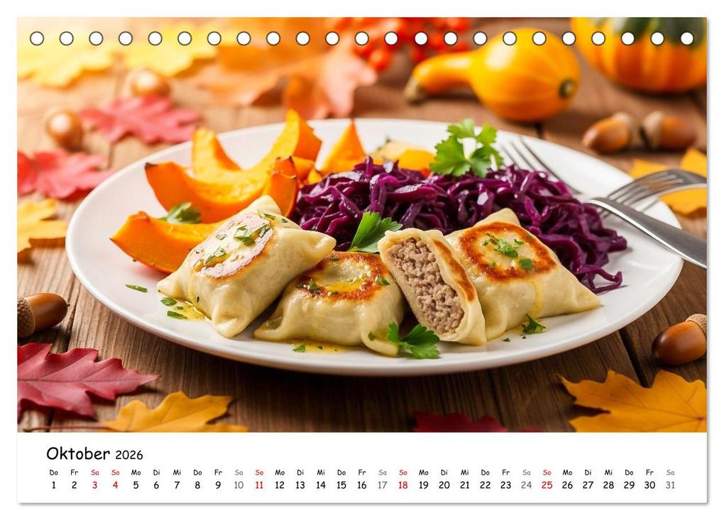 Weitere Ansicht: Schwäbischer Maultaschen-Kalender (Tischkalender 2026 DIN A5 quer), CALVENDO Monatskalender | MB Fotografie, Calvendo