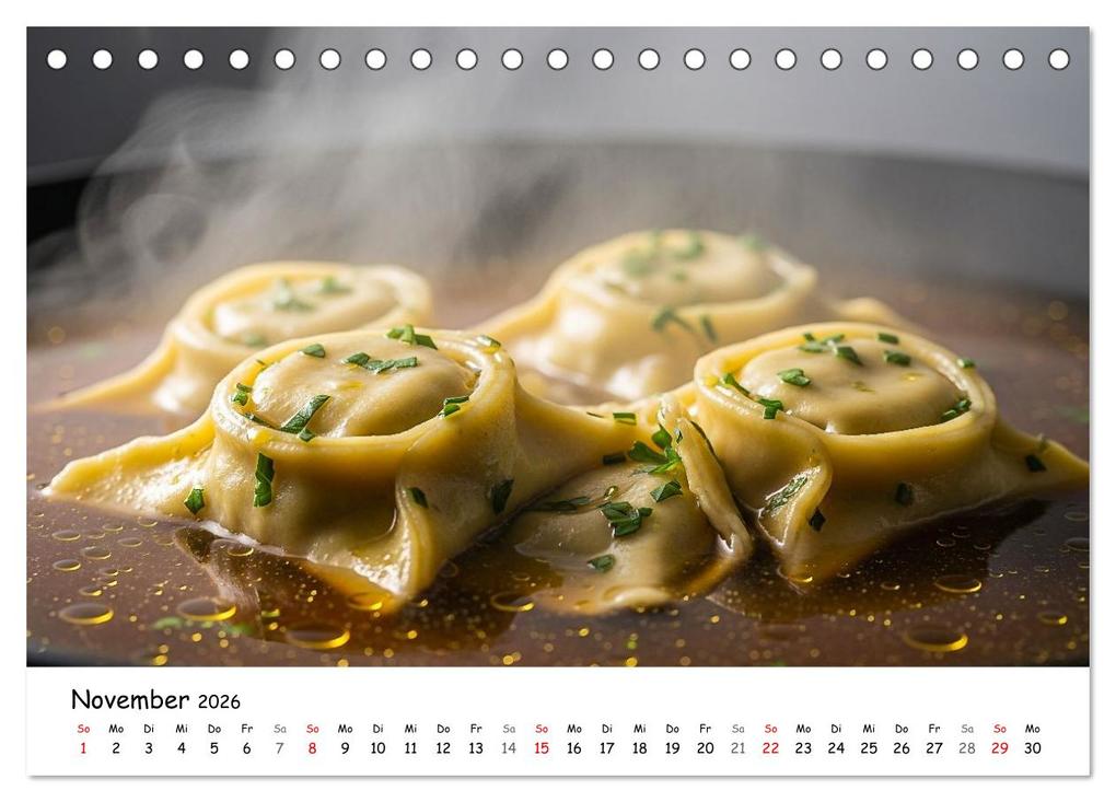 Weitere Ansicht: Schwäbischer Maultaschen-Kalender (Tischkalender 2026 DIN A5 quer), CALVENDO Monatskalender | MB Fotografie, Calvendo