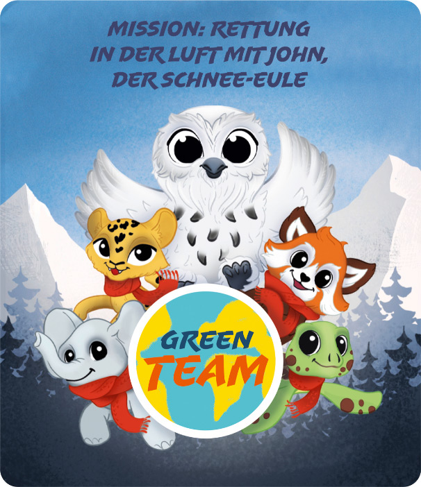 Weitere Ansicht: Tonie - Green Team: Mission Rettung aus der Luft mit John, der Schnee-Eule | Sophie Caron