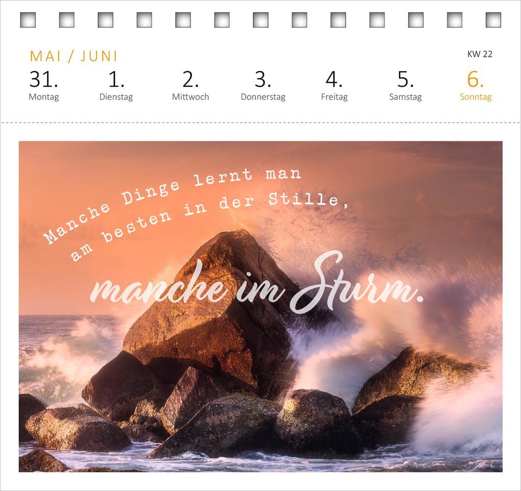 Weitere Ansicht: Postkartenkalender Sehnsucht nach Meer 2027