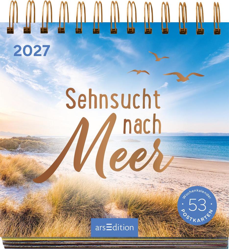 Weitere Ansicht: Postkartenkalender Sehnsucht nach Meer 2027