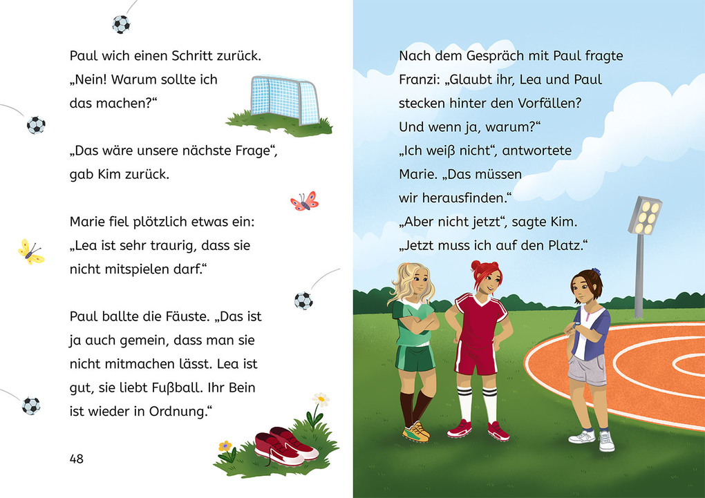 Weitere Ansicht: Die drei !!!, Bücherhelden 2. Klasse, Falsches Spiel beim Fußball | Jule Ambach