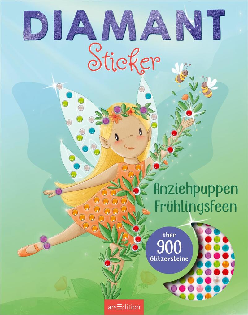 Weitere Ansicht: Diamantsticker Anziehpuppen - Frühlingsfeen