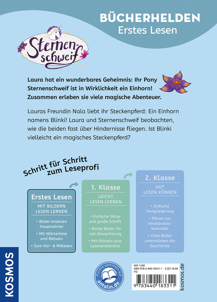 Weitere Ansicht: Sternenschweif, Bücherhelden Erstes Lesen, Das magische Steckenpferd | Carola von Kessel, Linda Chapman