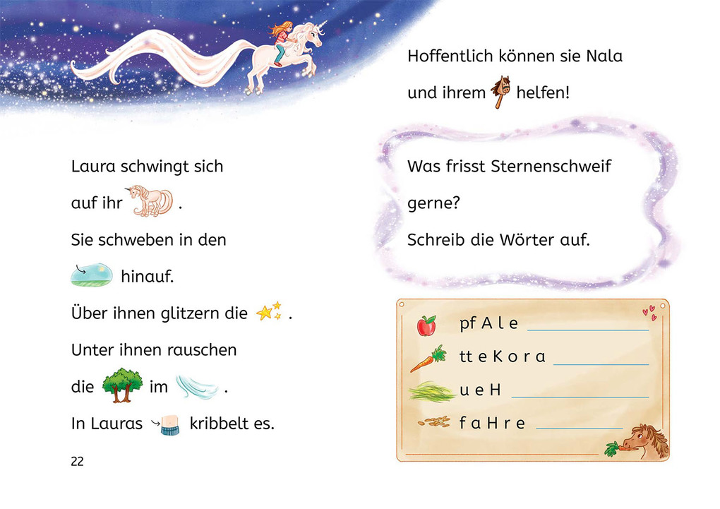 Weitere Ansicht: Sternenschweif, Bücherhelden Erstes Lesen, Das magische Steckenpferd | Carola von Kessel, Linda Chapman